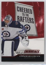 2024 Credentials Cheered to the Rafters Red /149 Connor Hellebuyck #CR-CH 1s21