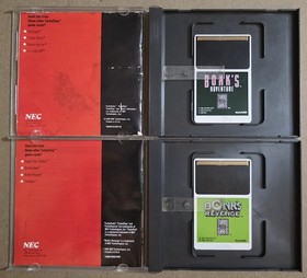 Bonk's Adventure & Bonk's Revenge Bundle (TurboGrafx-16) Lot of 2 - Tested