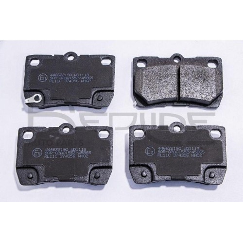 Plaquettes de frein Red-line 27LX014 pour freins à disque d'automobiles Toyota et berlines Lexus