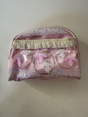 Sugar Bunnies Cute Bunny Design Small Pouch Kosmetiktasche Vintage Style