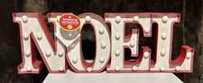 NWT.  Winter Wonder Lane Battery Light Up LED NOEL Christmas Marquee Letter Sign
