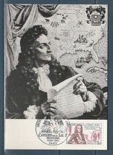 carte 1er jour  découverte de la Louisiane Cavelier de la Salle  75 Paris   1982