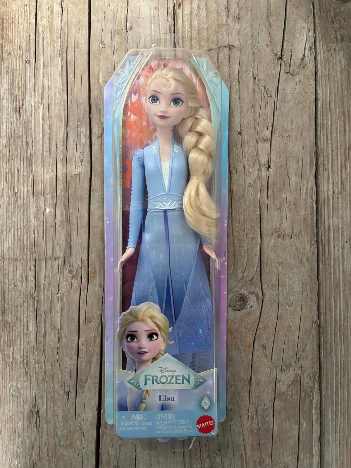 Disney frozen - elsa bambola con abito esclusivo e accessori ispirati ai film disney frozen 2, giocattolo per bambini, 3+ anni, hlw48 - Immagine 5