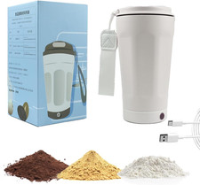 Self Stirring Coffee Mug 12oz USB Rechargeable Stainless Steel Travel Cup