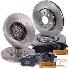 BREMSSCHEIBEN + BREMSBELÄGE VORNE + HINTEN FÜR RENAULT KANGOO BE BOP
