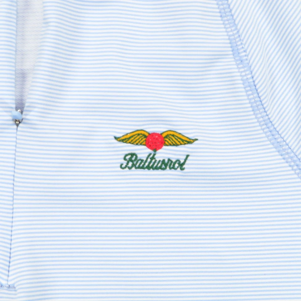 Jaqueta Peter Millar Feminina Média Branca Azul Baltusrol Performance Katy Golf UPF - Imagem 4 de 4