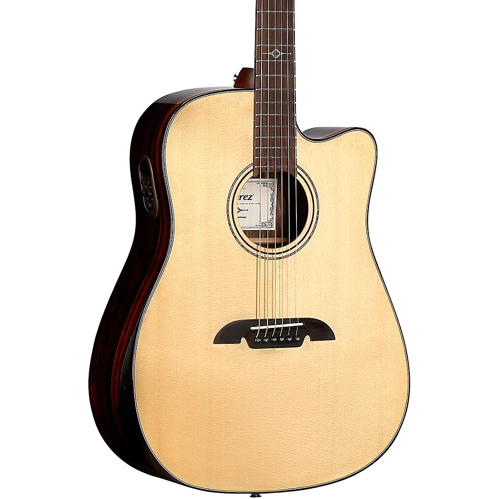 Alvarez AED90CE Dreadnought Acoustic-Electric Guitar Natural 143190₽