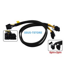 10 Pin to Dual 8 Pin (6+2) PCIe GPU Power Cab...