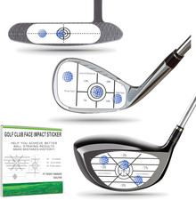 Golf Impact Tape Labels 180 PCS Golf Impact Stickers for Swing Training Improve