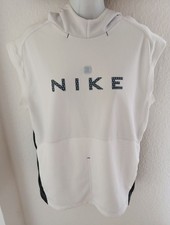 Nike Original Hoodie Gr. XL Unisex Weiß Sportweste Fitness Kapuze Top Zustand