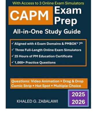 CAPM Exam Prep: All-in-One Study Guide| Agile, Predictive, Business Analysis NEW