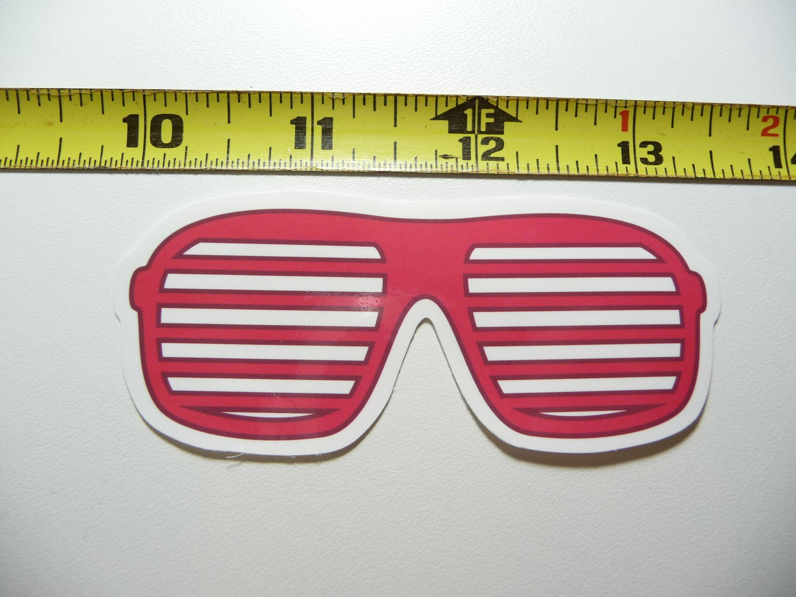 Hip Hop Rap Street Style Plastic Shutter Sunglasses Decal Sticker  