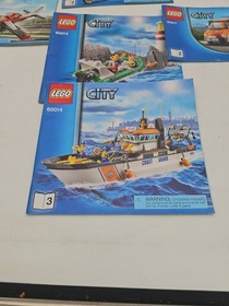 LEGO City Manual Lot: 60014, 60017, 60019, 4433 - Mint Condition Retired Manuals