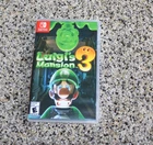 Nintendo Switch Game Luigi's Mansion 3 Mario Brave the Haunted Hotel With Case