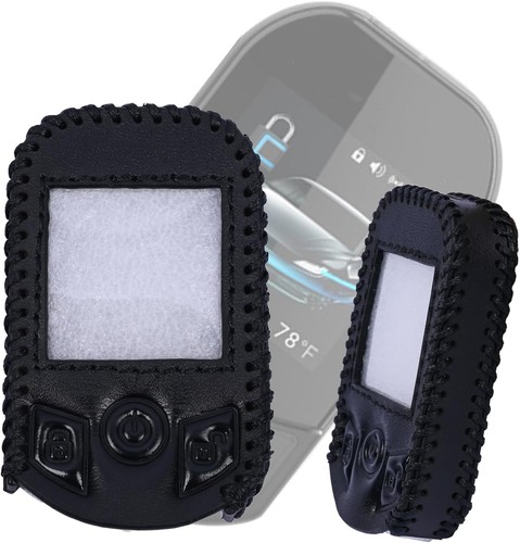 Remote Key Fob Leather Case Compatible with Compustar PRO T13 RFX-P2WT13-SF,  - Picture 3 of 9