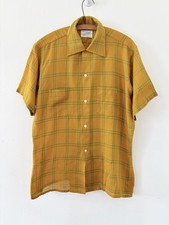 Vintage 1960s 70s Arrow Loop Collar Decton Short Sleeve Mens M/L