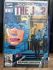 Cops: The Job #4 Marvel Comics 1992 Bagged Boarded Larry Hama Spider-Man Logo