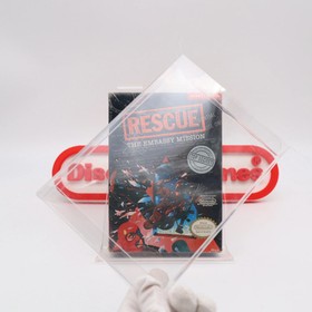 NES Nintendo Game RESCUE: THE EMBASSY MISSION -NEW & Factory Sealed with H-Seam!