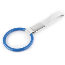 Round Teal JDM Ring U-Bahn Bus Griff Gurt Warnring hinteren Stoßstange Blau