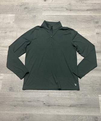 Vuori Pullover Mens L Green Ease Performance Half 1/2 Zip 2.0 Training V2001