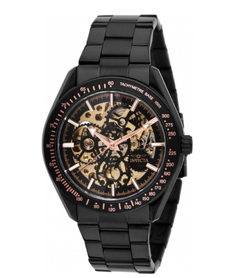 Invicta Objet D'Art Automatic Men's Watch w/Skeleton Dial New Black 49503 43mm