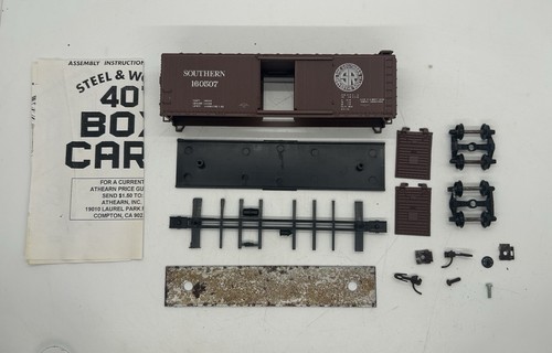 Coche de caja de madera vintage Athearn escala HO Southern 40' sin montar #5234 | Zustand: Used