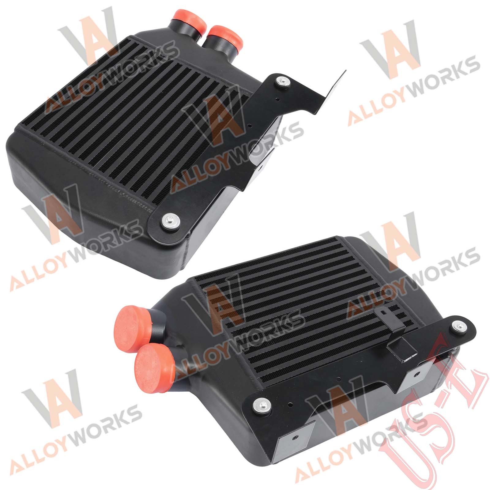 Left+Right Aluminum Intercooler FOR 2014-2020 Maserati Ghibli Quattroporte 3.0L.