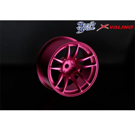 overdoseアルミホイール OVERDOSE VALINO N820S Aluminum Wheel 26mm Pink Anodized OFF+7 2pcs