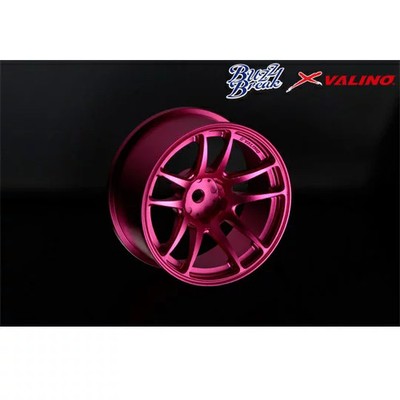 overdoseアルミホイール OVERDOSE VALINO N820S Aluminum Wheel 26mm Pink Anodized OFF+7 2pcs