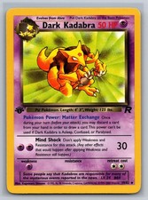 Dark Kadabra 39/82 Uncommon Team Rocket Pokemon 1st Edition Near Mint on eBay