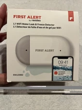 First Alert L1 WiFi Water Leak & Freeze Detector Brand New Sealed In Box