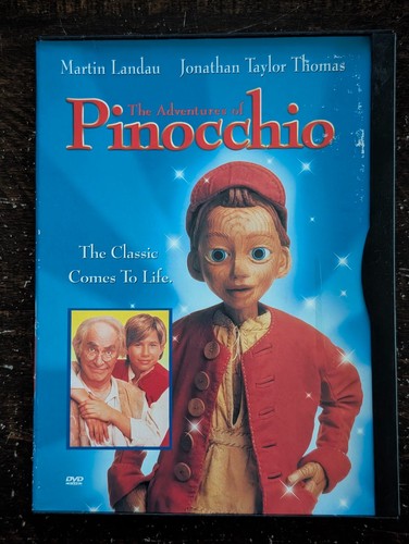 The Adventures of Pinocchio DVD 1996 Martin Landau Jonathan Taylor Thomas