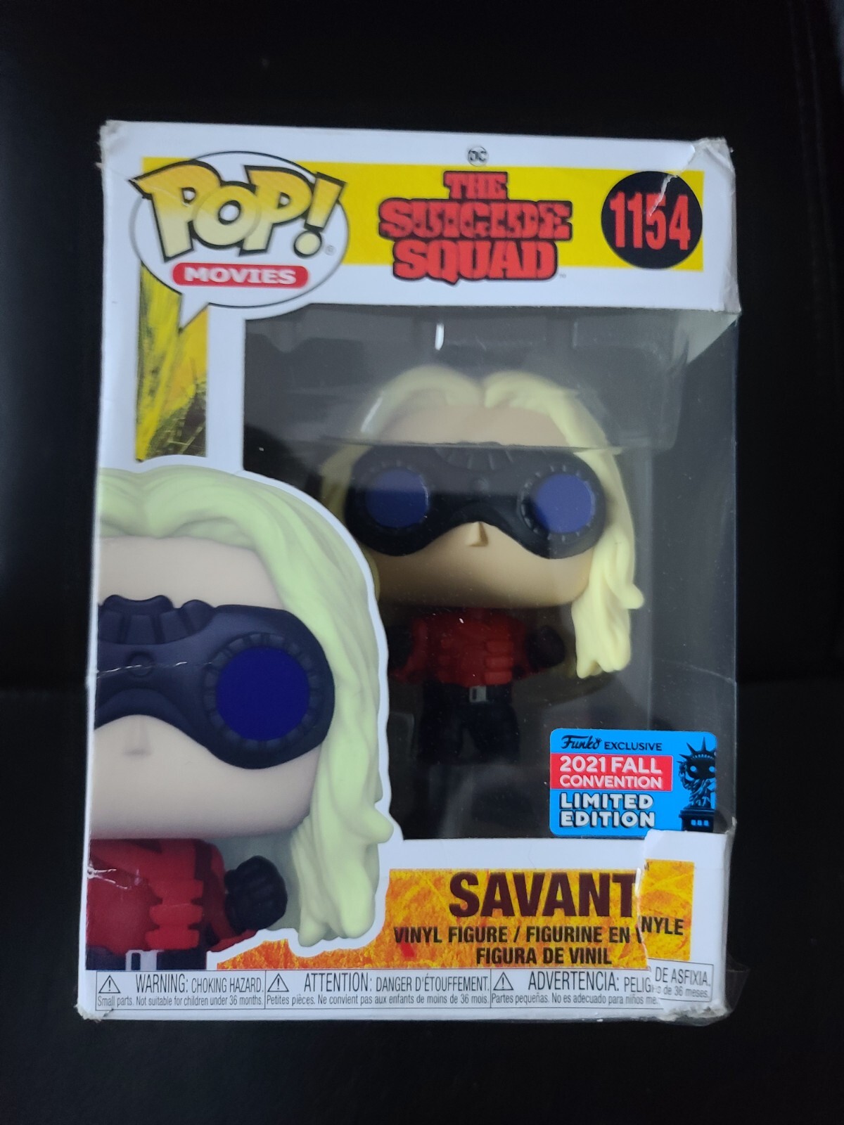 Savant #1154 – The Suicide Squad Pop! Movies [2021 Fall Convention] Damaged Box