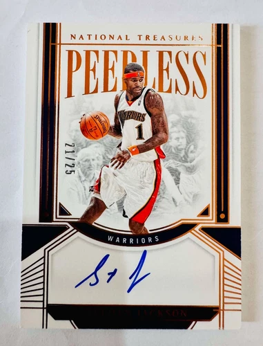 Stephen Jackson 2023-24 Panini National Treasures Peerless Autograph Auto /25