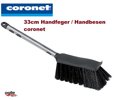33 cm Handfeger / Handbesen coronet Elegante  Hand Besen, Silber/Schwarz
