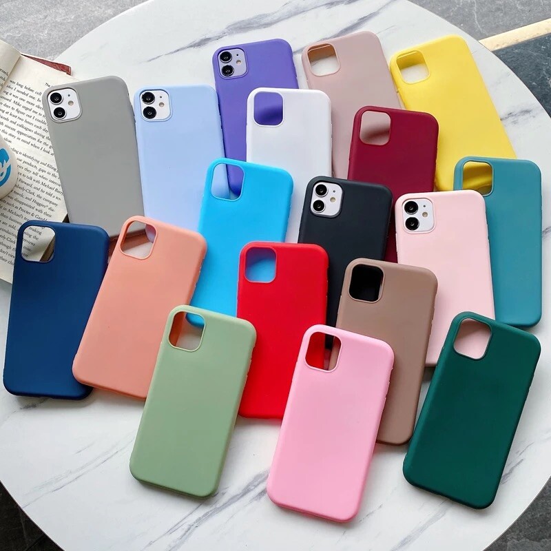 Black iphone 11 case Silicon