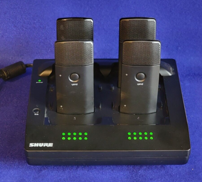 Shure MXWNCS4 Networked 4 Port Charging Station + 4 MXW6/C Z20