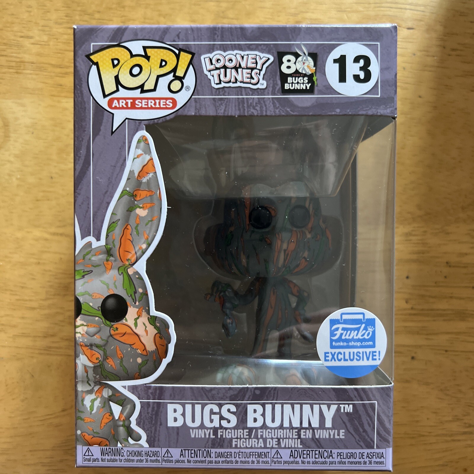 Funko Pop! Serie De Arte Disney: Bugs Bunny #13 Funko Shop Exclusivo