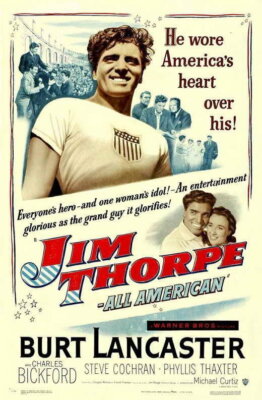 68040 Jim ThorpeAll-American Movie Burt Lancaster Wall Decor Print Poster