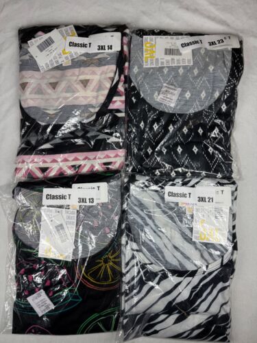 4 New Women's LuLaRoe Classic T Shirt Top Comfortable Buttery Soft Size 3XL 13