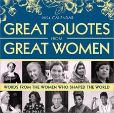 2024 Great Quotes From Great Women Boxed Calendar: 365 Days of Inspiration from 