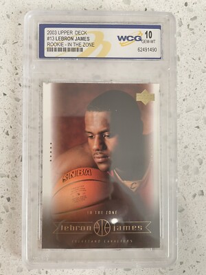 LEBRON JAMES Upper Deck 2003 GEM-MT 10 Rookie Card #13