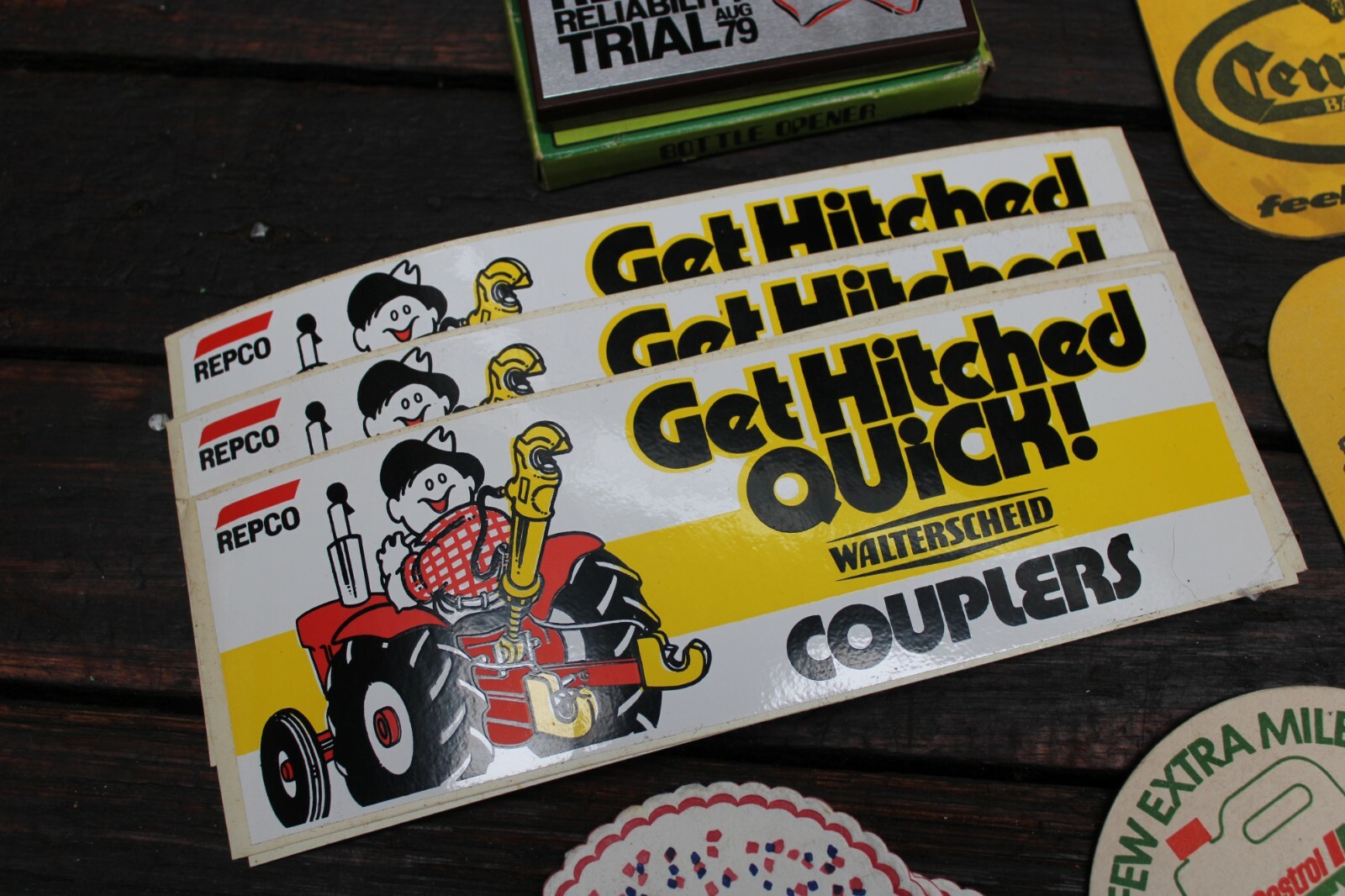 Vintage Repco Reliability Challenge 79 Bottle Opener Sticker Castrol