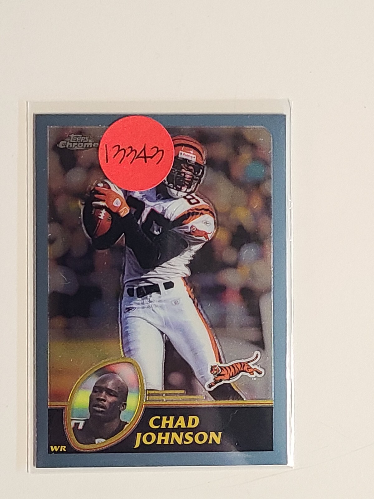 2003 Topps Chrome Football Card #91 Chad Johnson