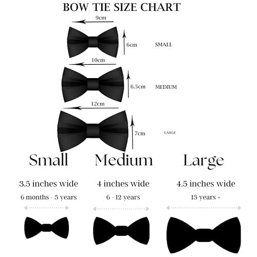 Men Satin Bow Tie, Formal Tuxedo Suit Bowtie, M-(kids,schoolers,teens) Burberry - Picture 2 of 2
