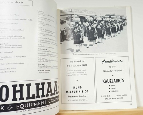 Navajoland '67 - 21st Annual Navajo Tribal Fair and Rodeo Souvenir Program 1967 - Picture 7 of 7
