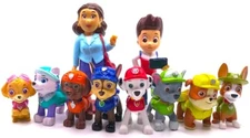 PAW PATROL Figure Play Set NICKELODEON Nick Jr PVC TOY Ryder SKYE Mayor Goodway