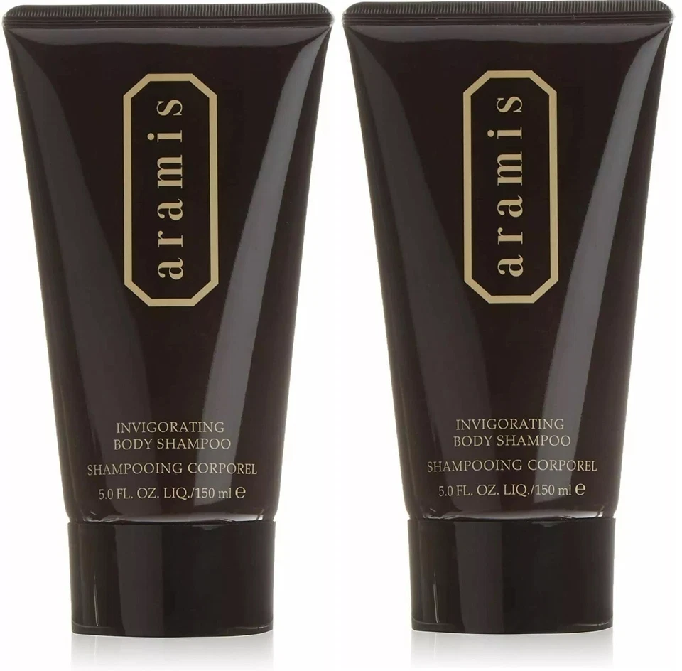 2 PC Aramis Invigorating Body Shampoo 2 X 5.0 oz. New 2 X 150 ML Duo