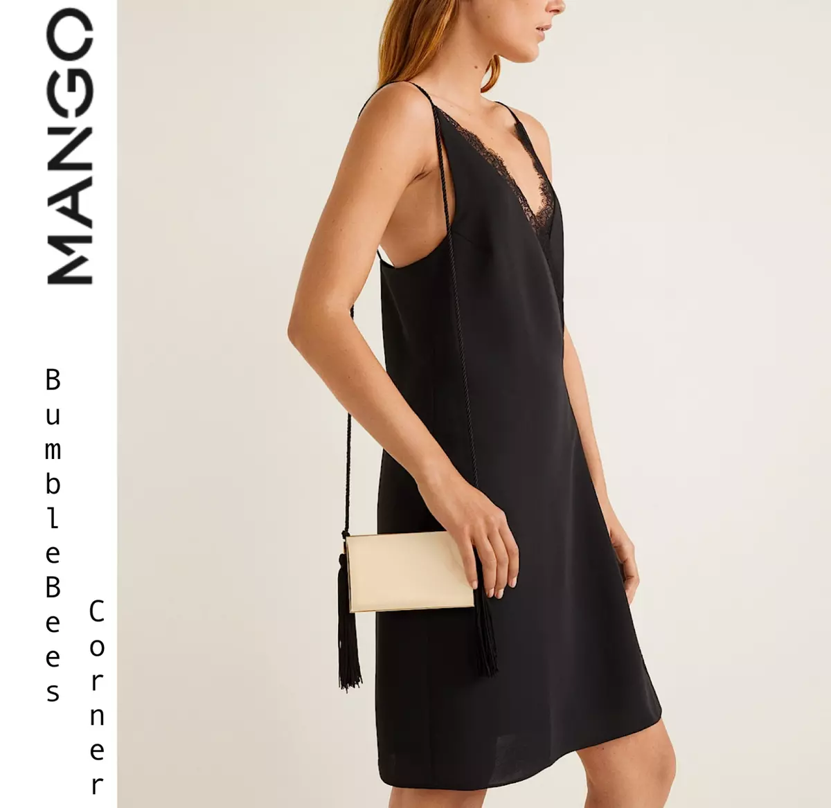 Mango fringe shop bag