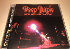 Deep Purple CD MK III Final Concerts live hits Smoke On the Water Spacetrucking